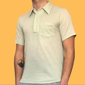Vintage 70s Ribbed Polo